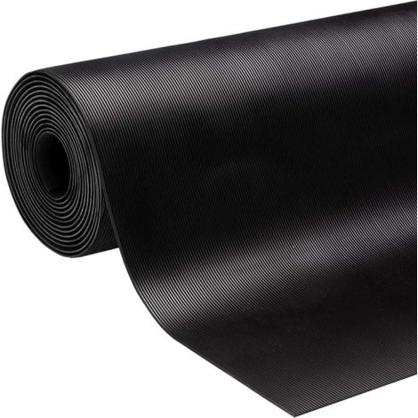 1 Tapis De Sol Caoutchouc,3mm Épaisseur,Noir Couleur,100x800cm Dimensions,Résistant -30°C À 69°C,Usage Industriel Et Remorque (1/4)