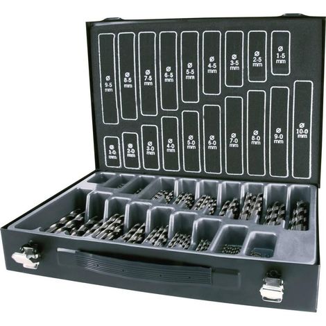 Ruko A214200 Set di Punte HSS-G per Foratura Metallo