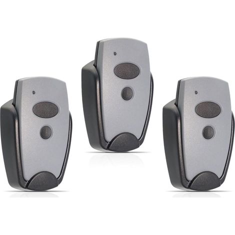 Lot de 3 télécommandes pour ouvre-porte de garage Marantec 868,3 MHz, 2 canaux, compatible avec Marantec Digital 302 384 304 313 321 323 131 (1/5)
