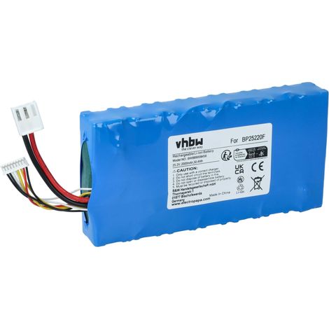 vhbw Akku kompatibel mit Grundig VCP 3930, High Performance Cyclone, GMS3060 Staubsauger (2000 mAh, 25,2 V, Li-Ion) (1/4)