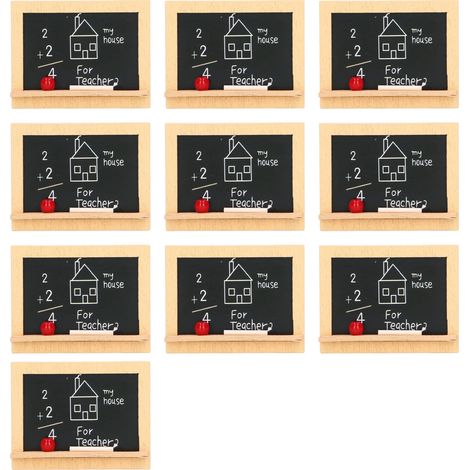 Tableau Noir Miniature en Bois pour Maison de Poupée 1:12, Accessoire Décoratif Détaillé (1/5)