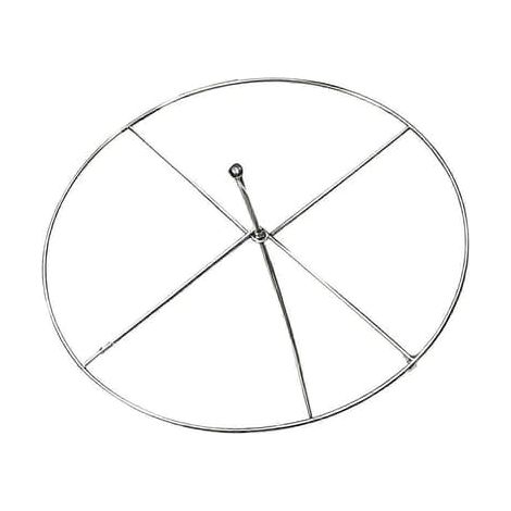 Anneau métallique pour pivoine grimpante, volubile ou suspendue, supportant les fleurs lourdes et offrant une protection contre le vent, 38 cm. (1/5)