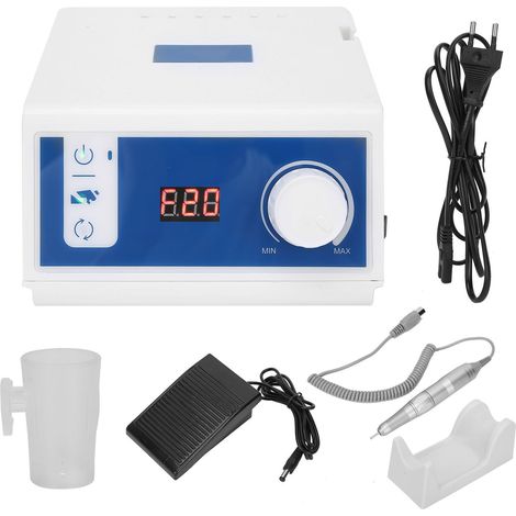 Perceuse électrique à ongles sans balais 45000 RPM, ponceuse polisseuse professionnelle pour salon, vitesse réglable, prise UE 220V (1/5)
