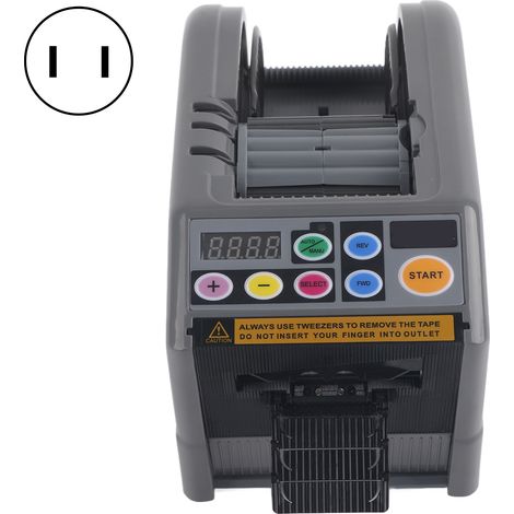 Ruban adhésif double face distributeur machine de découpe industrielle JXD-60 (110V, prise US) pour atelier, outil de scotch électrique, 60mm, alimentation 110VAC. (1/5)