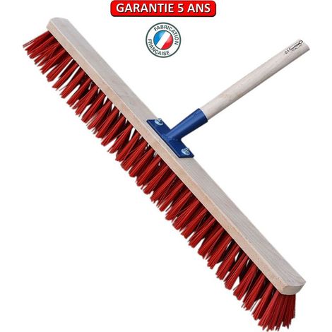 Scopa da spazzino da 80 cm – Manico in legno da 150 mm – Attacco rinforzato OUTILS PERRIN