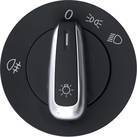 Interrupteur de réglage des phares antibrouillard, interrupteur combiné de phares adapté aux accessoires de voiture Volkswagen Audi (1/4)