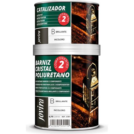 JOVIRA PINTURAS Vernice Poliuretanica per vetro lucida 2 Componenti (750 Millilitres, Incolore) (1/4)
