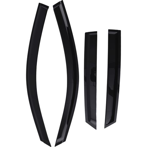 Door Rain Shield Guards for Audi Q3 2011-2018 Outside Mount 4PC Tinted Set (1/5)