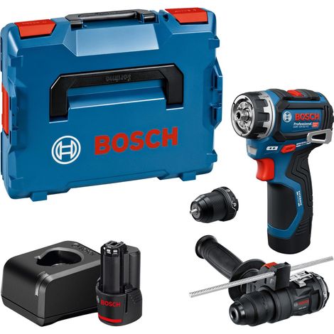 Perceuse-visseuse sans-fil 12V System avec 2,0 Ah, GAL 12V-20, GFA 12-M, GFA 12-H, poignée aux., butée de profondeur, L-BOXX (1/5)
