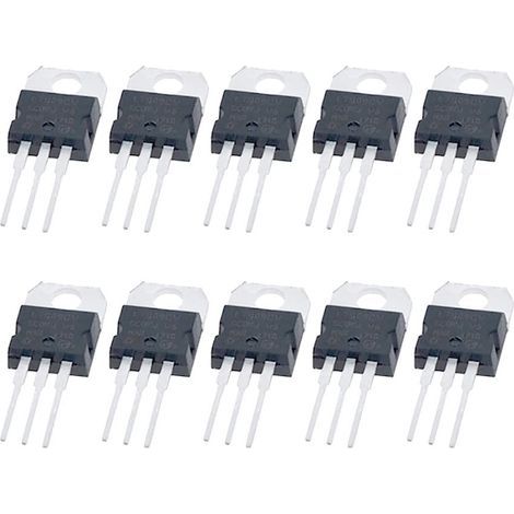 10 Stück L7809CV Transistor-Spannungsregler, Temperaturbereich -40 bis 85 Grad, für elektronische Schaltungen (1/3)