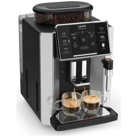 Machine à café à grain Krups Sensation EA910E10 1450 W Argent