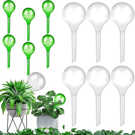 12 Stück Pflanzenbewässerungskugeln, automatische Bewässerungskugeln, automatische Tropfbewässerung, Pflanzenwasserspender, für Gartenpflanzen, Bonsai, Topfpflanzen