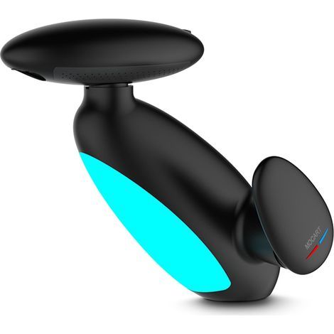 Robinet Salle Bain avec Douchette Extractible 4 Types Jet d'eau avec Lumière LED Robinet avec Douchette Supérieure Noir (1/2)