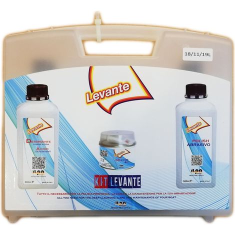 Levante kit nautica in valigetta salvaspazio