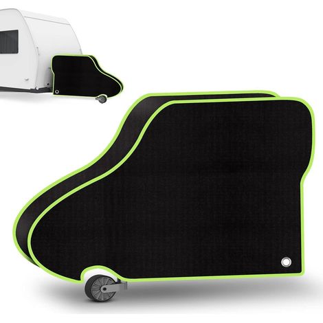 Deichselabdeckung Wohnwagen Universal Schutzhülle Anhängerkupplung Schwarz (1/5)