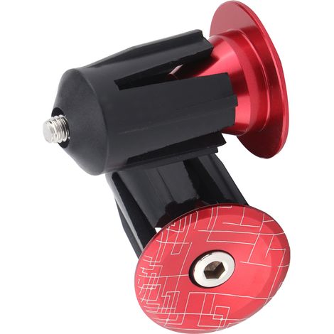 Lot de 2 embouts de guidon pour vélo de route et VTT (rouge) (1/5)