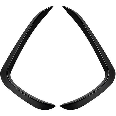Lèvre de pare-chocs avant, spoiler latéral, cadres de feux antibrouillard, cache pour kit carrosserie X5 F15 2014-2018 (noir brillant) (1/4)