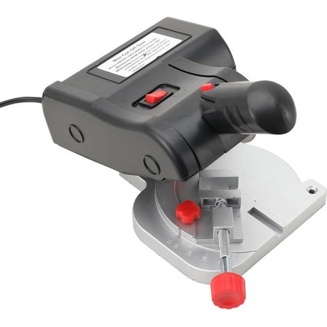 Mini scie circulaire 220 V - 6000 tr/min - Lame en acier - 45° (1/5)