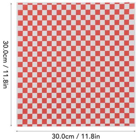 Papier Ciré - 30x30 Cm - Résistant À La Graisse - Pour Charcuterie Et Doublure De Panier - 100 Feuilles (1/5)