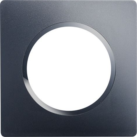 DEBFLEX - CASUAL EVO PLAQUE DE FINITION 1 POSTE GRIS PROFOND