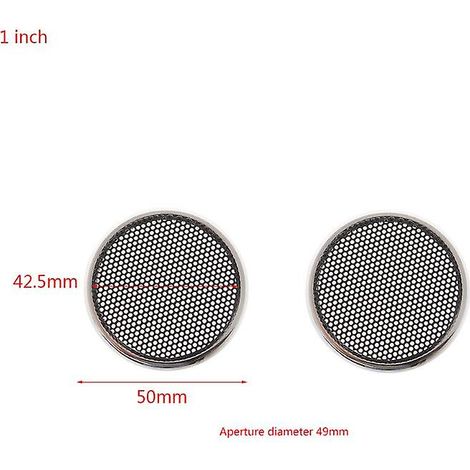 Grille de protection robuste en acier pour haut-parleur d'apparence vintage (1/5)