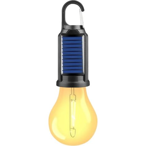 (1 paquet) Lampe de camping LED rechargeable Lampe solaire de camping avec 3 modes de luminosité, lumière de camping étanche pour camping, panne de courant, urgence, pêche, aventure