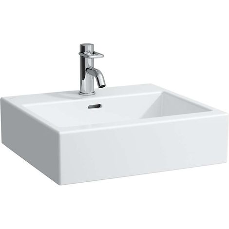 LAUFEN Living City lavabo, 1 agujero para grifo en el centro, con (1/3)