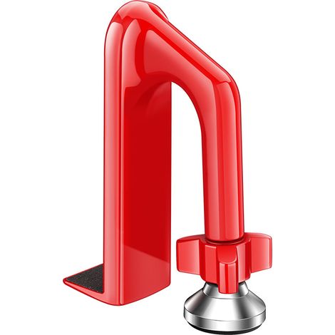 Butée de porte portable pour une sécurité accrue dans les hôtels, appartements et chambres, dispositif amovible pour bloquer le bas de la porte (1/5)