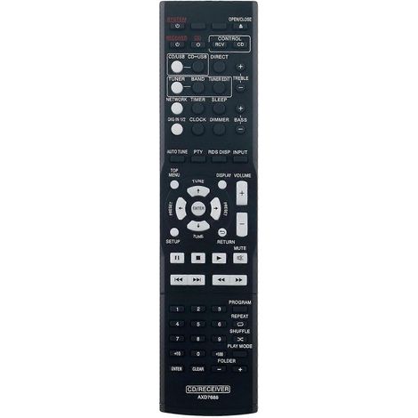 Télécommande de remplacement AXD7688 compatible avec l'amplificateur audio-vidéo Pioneer XC-P01 et XC-P01DAB (1/5)