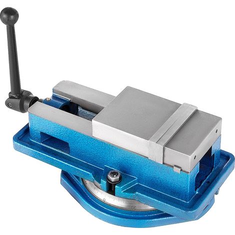 Étau de fraisage, fonte ductile, largeur de mâchoire : 3,93 po, ouverture de mâchoire : 3,93 po, hauteur : 4,9 po, force de serrage : 19 kN (1/5)