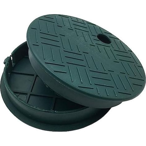 Couvercle de boîte de valve d arroseur 15 virgule 2 cm 2 couvercles ronds remplacement boîte valve d arrosage pelouse d irrigation (1/5)