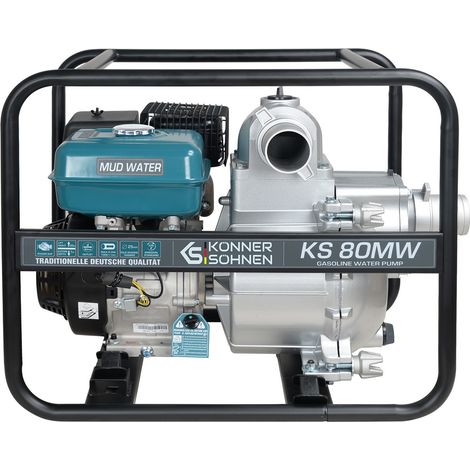 Könner&Söhnen Motorpumpe für stark verschmutztes Wasser KS80MW Pumpe Schmutzwasser (1/5)