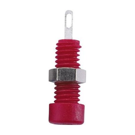 SKS HIRSCHMANN MBI 1 MINIATUR-LABORHEMBRA BUCHSE, EINBAU VERTIKAL STIFT-Ø: 2MM ROT 1ST.