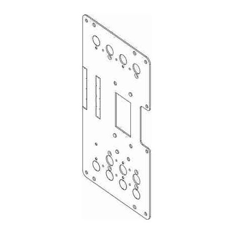 BTI9250SRB Gleitrahmenplatte für M2 250 verriegelt abnehmbar