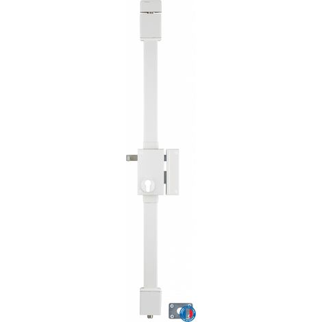 THIRARD - Boitier de serrure en applique Targa à tirage pour porte d'entrée, droite, 3 pts, axe 45mm, blanc - THIRARD (1/6)