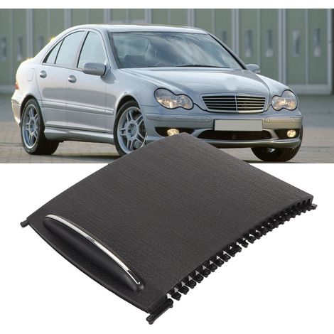 Schwarze Rollabdeckung für die Mittelkonsole, Teilenummer 2036800123. Passend für Mercedes-Benz C-Klasse W203 2000-2007. (1/5)