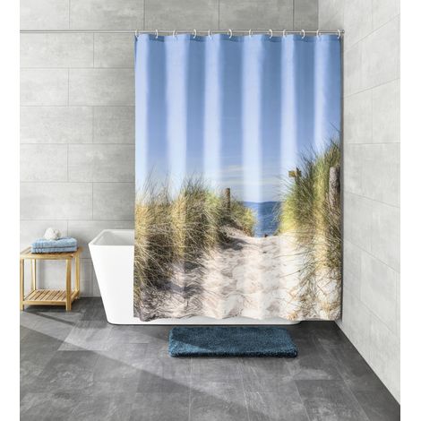 Kleine Wolke Duschvorhang Borkum multicolor 180 x 200 cm