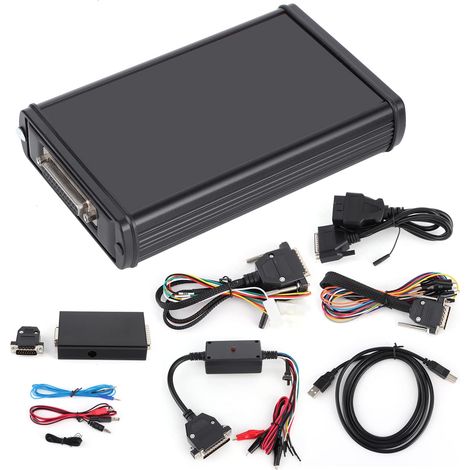 Eosnow Outil de programmation ECU, programmeur OBD2 en alliage d'aluminium 12 V, coffre-fort multifonction pour la vérification de la batterie (1/5)