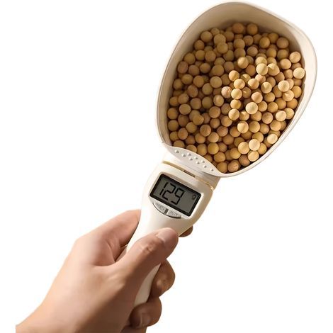 Balance de cuisine électronique, précision 1 gramme, capacité de pesée maximale 800 grammes. Dotée d'un écran LCD. (1/5)