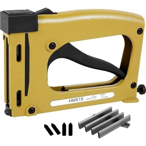 Outil manuel pour cadre photo, cadre photo avec 500 clous, agrafeuse portable, agrafeuse pour cadre photo, fournitures pour l'encadrement de tableaux et de photos d'art (1/3)