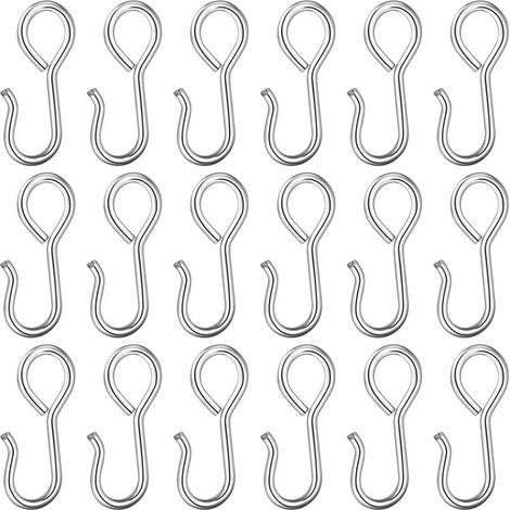 50 ganci per coprisedili auto da 23 mm, design a S, ganci per coprisedili auto, accessori per auto (1/4)