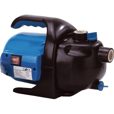 Spido – Pompe d’arrosage ECOP 150 – 600 W – Débit 2,8 m³/h – Pression 3,2 bars – Corps composite léger – Utilisation eau de pluie, lac ou puits (1/3)