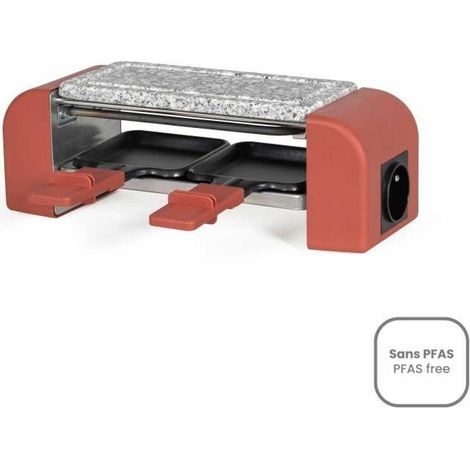 Livoo DOC310R Raclettegerät rot 450W 8 Personen