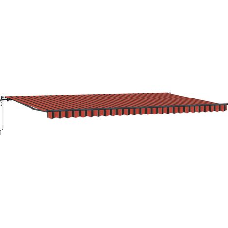 Maison Exclusive - Tenda Retrattile arancione e marrone 600 × 300 cm