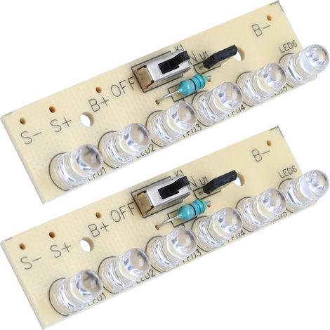 Lot de 2 modules de contrôle pour lampes solaires de jardin avec interrupteur, 1,2 V, RF1206 (1/5)
