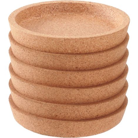 Dessous de verre rond en bois épais pour la cuisine (1/5)