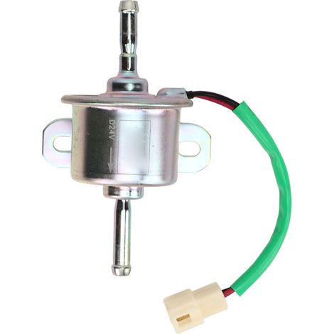 Pompe à carburant électrique en acier allié 129612‑52100 pour John Deere 430 655 755 756 855 856 332 790 2020 2030, pièce moteur 24V DC (1/5)