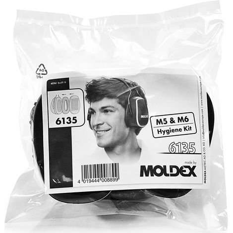 KIT D'HYGIÈNE POUR CASQUE M5, M6, ET MX-7 - MOLDEX - 613502 (1/3)
