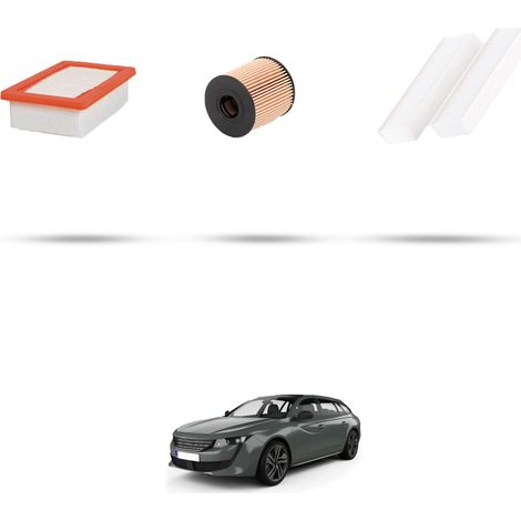 Kit tagliando 3 filtri compatibile con Peugeot 508 II (R8) 1.6 Hybrid 133kw Dal 2023 (1/5)
