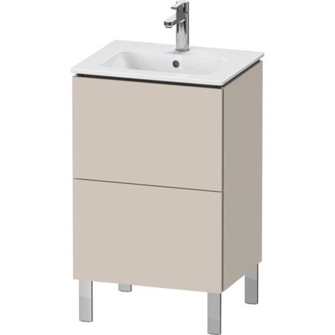 Duravit L-Cube Waschtischunterbau stehend Compact, 2 Auszüge, (1/3)